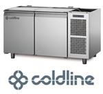 COLDLINE - MASTER - KØLEBORD MED 2 LÅGE